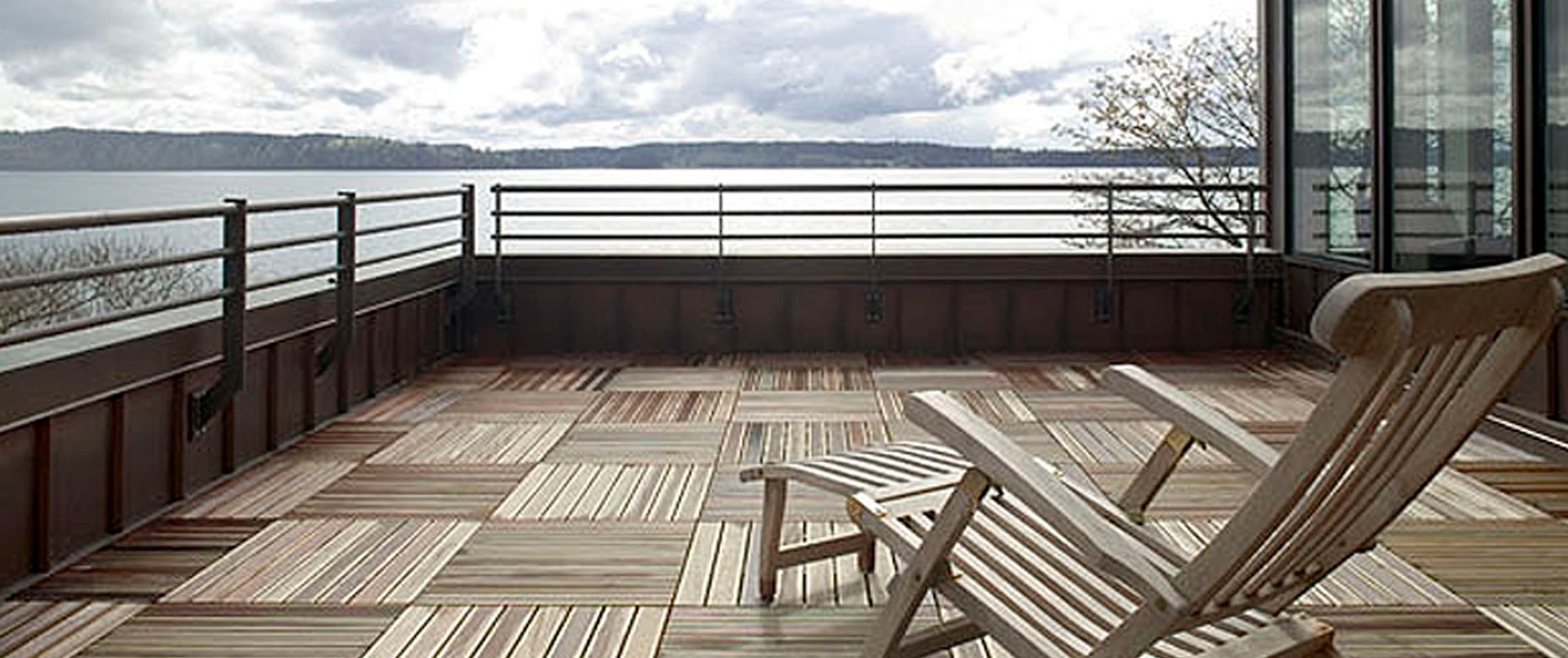 Waterside Wood Tile Rooftop
