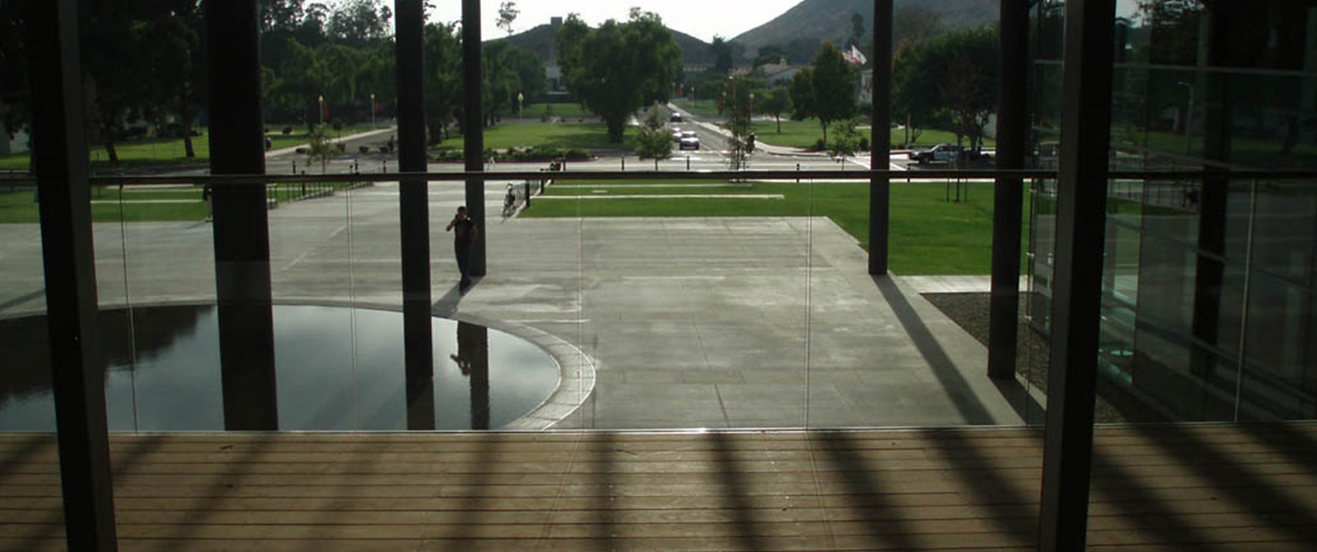 Plaza Deck with Reflective Pool