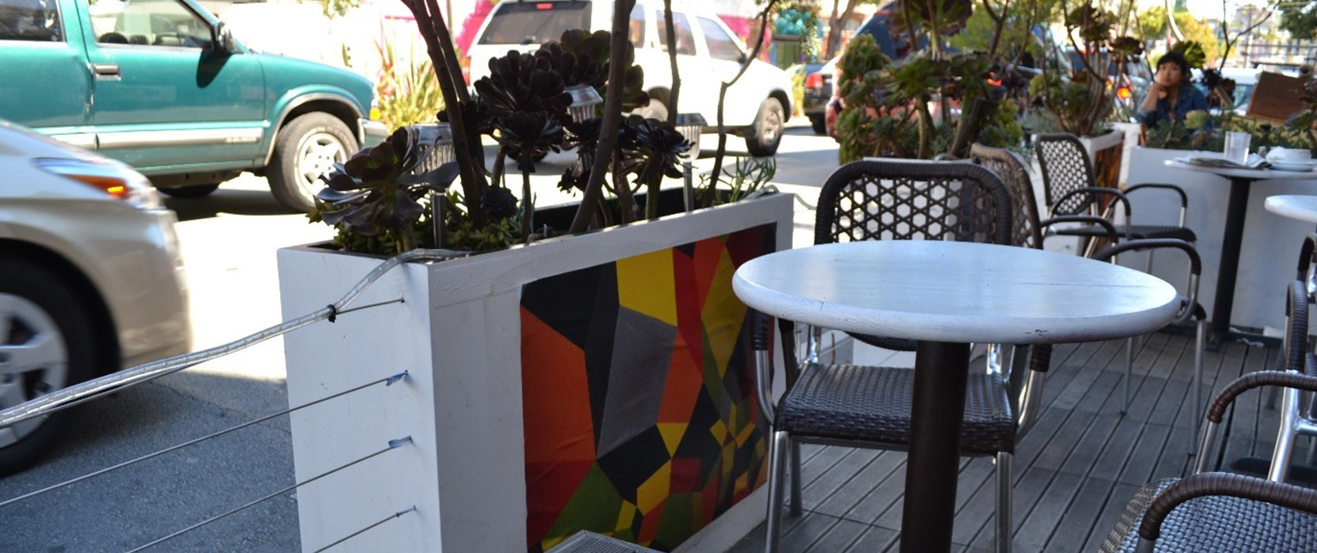 Pop-Up Park Outdoor Seating Area