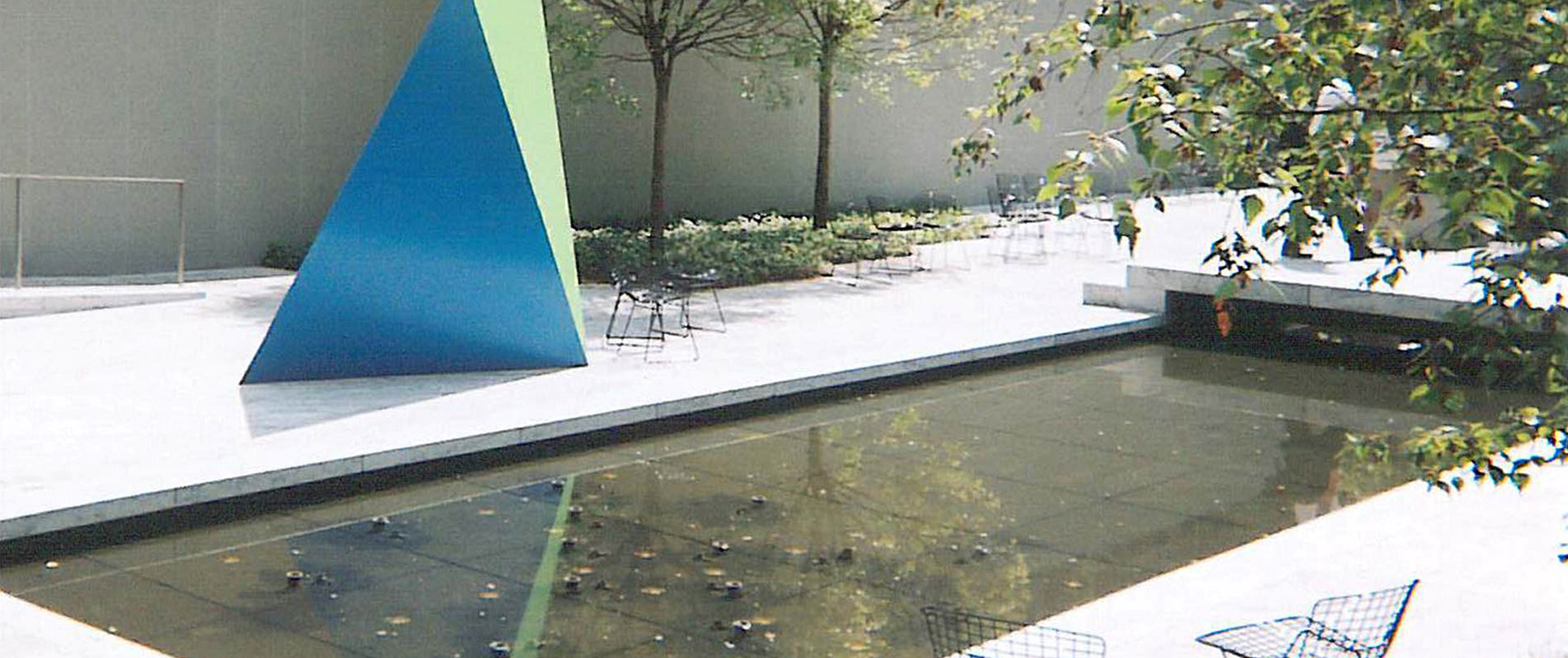 Modern Courtyard Reflection Pool