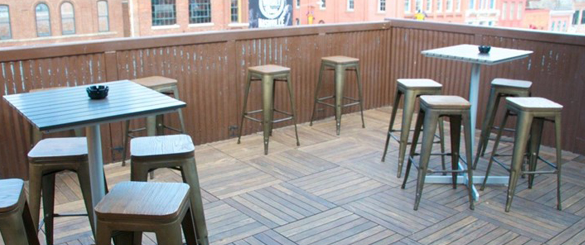 Durable Historic Bar Outdoor Deck Flooring