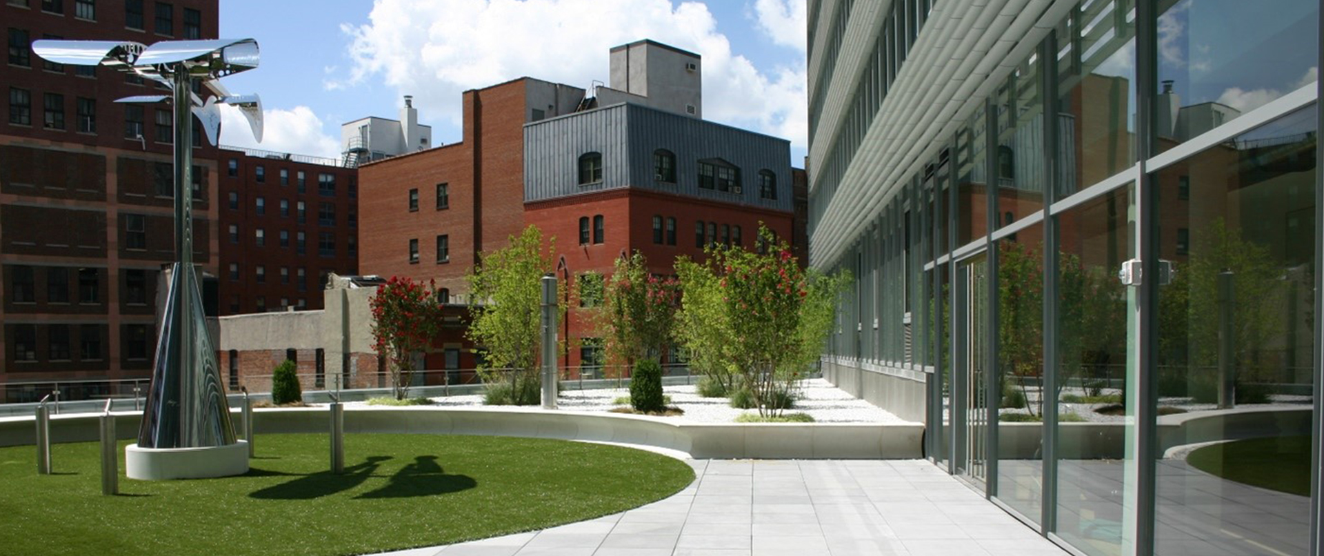 Rooftop Deck with Greenspace Rooftop Deck with Greenspace