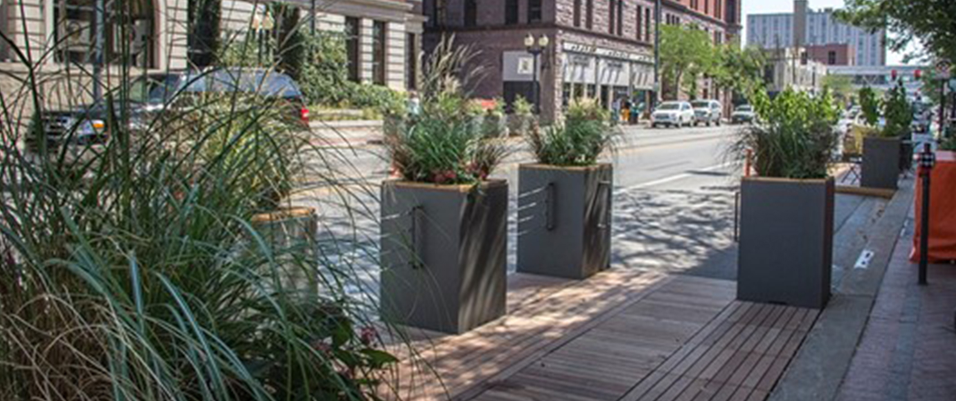 Pop-Up Park with Planter Cubes Pop-Up Park with Planter Cubes