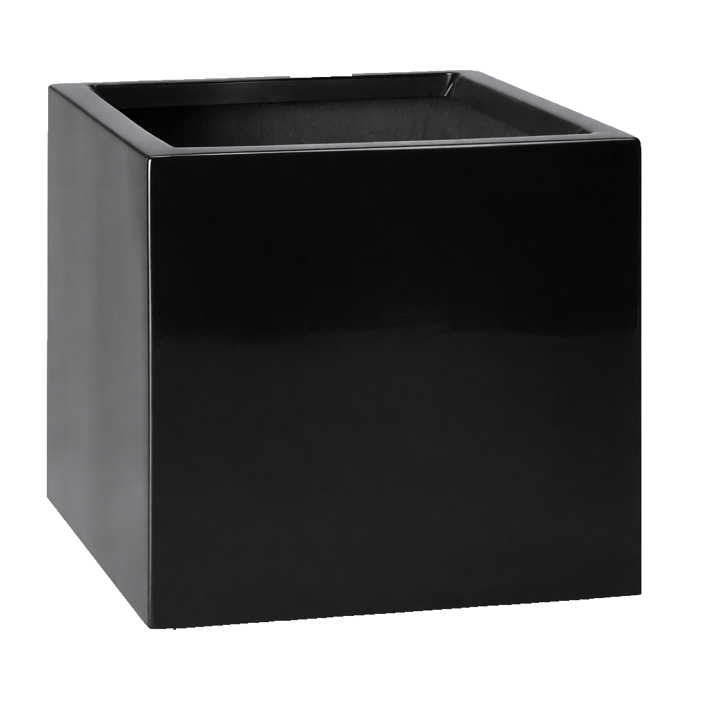 Black Fiberglass Cube | CUBE-FG-BLACK Black Fiberglass Cube