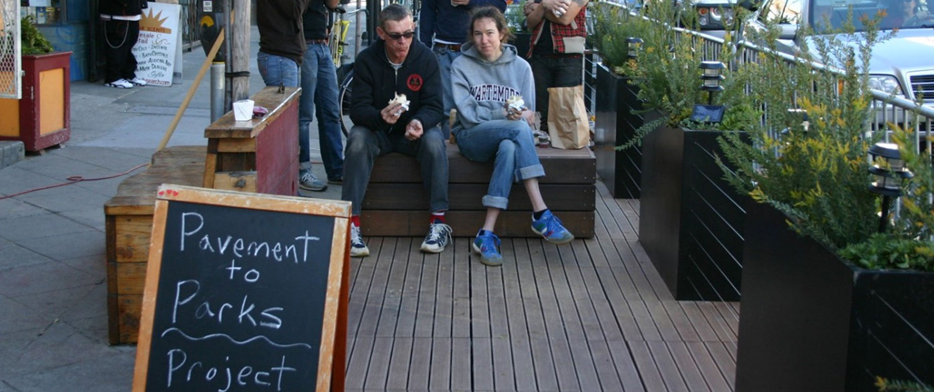 City Sidewalk Seating Area City Sidewalk Seating Area