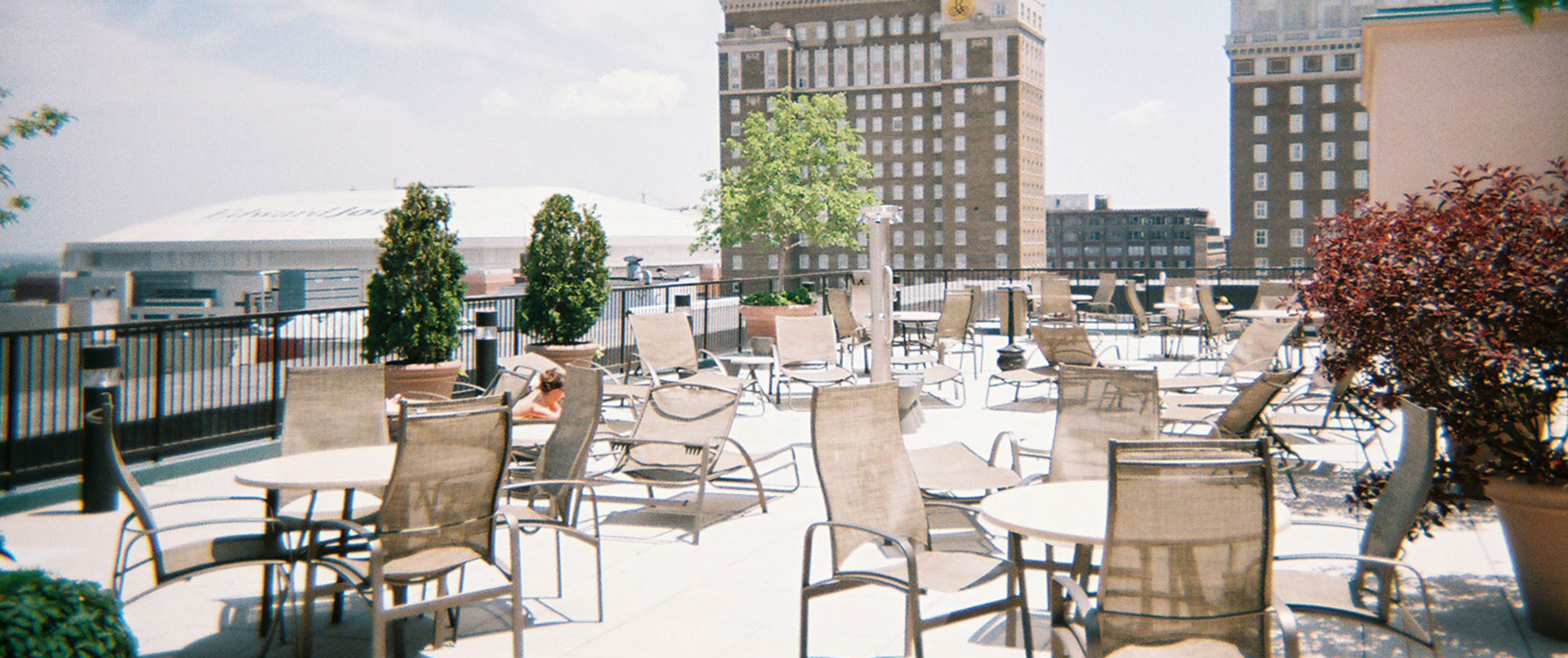 Bright Rooftop Seating Area Bright Rooftop Seating Area